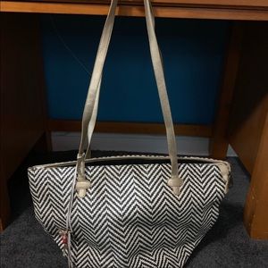 Black Cream Tote